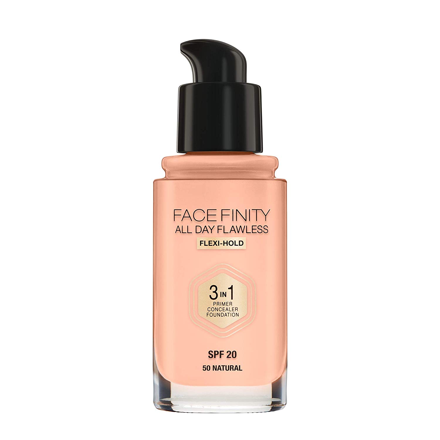 MAX FACTOR, Facefinity All Day Flawless Foundation, 3-in-1 Concealer, Liquid Foundation & Face Primer, Up To 30hr Wear - Image 2