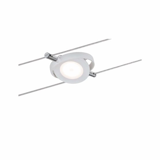 Paulmann 941.06 Rope system RoundMac Set expandable warm white 6x4W LED white matt 94106 rope light hanging lamp - Image 3