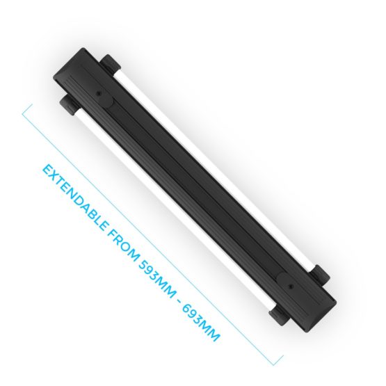iQuatics AquaLumi Aquarium Lighting Universal Extendable T5 Unit Tubes, 60cm 2 Tube - Image 2