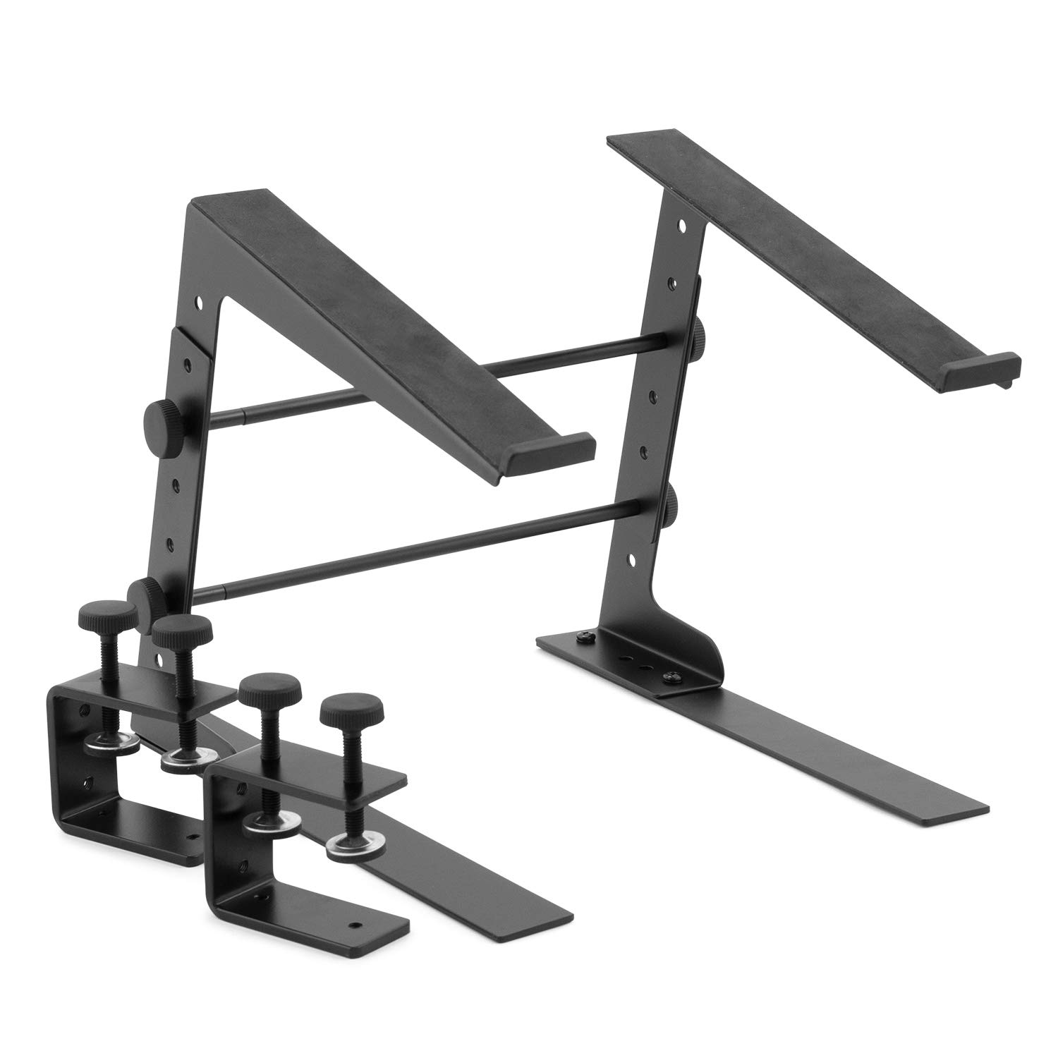 TIGER LEC14BK Adjustable Table Top DJ Laptop Stand with Desk Clamps 29