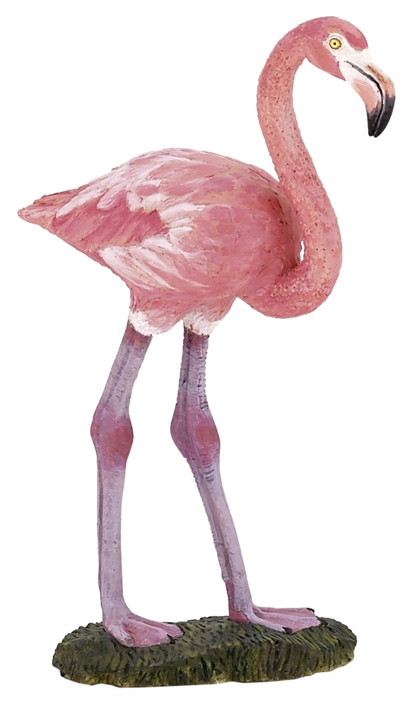 Papo Greater flamingo, Papo 50187 Greater Flamingo Figurine, Multicolour, 10 cm de haut, 7 cm de long, 3 cm de large