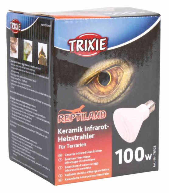 Trixie Ceramic Infrared Heat Emitter, 100 Watt, 75 x 100 mm