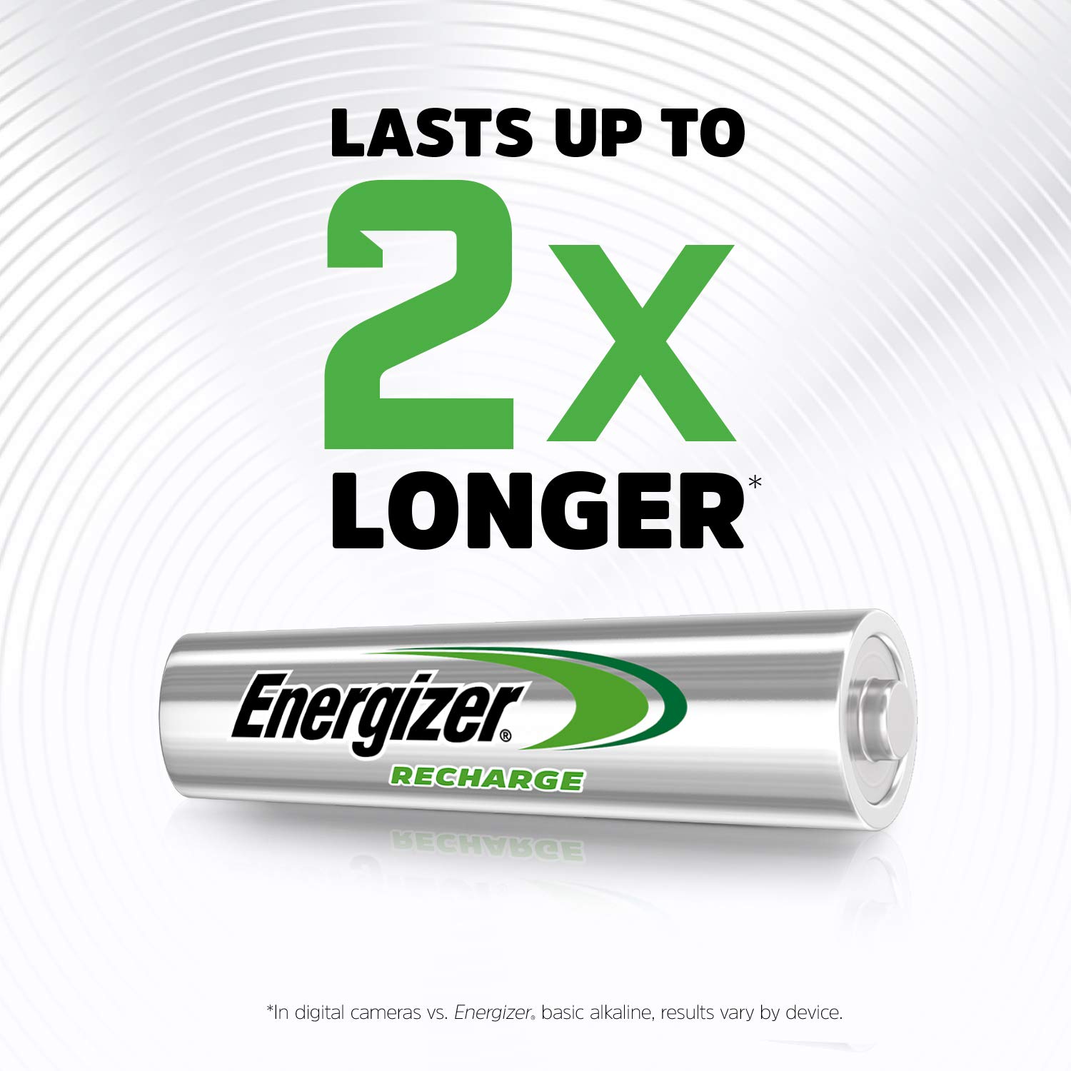 Energizer Recharge Universal, Rechargeable Batteries AAA (4 Pack), 600 mAh NiMH Triple A Battery - Image 4