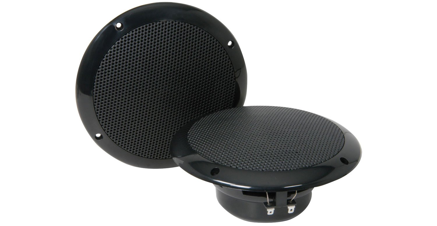Water resistant 6.5" Speakers, Black, 100W | 8ohms | Black