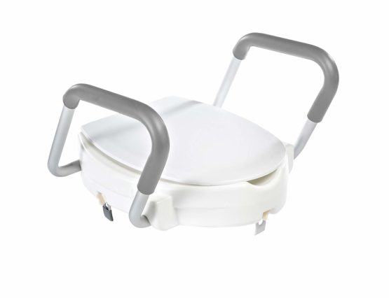 Ridder A0072001 Toilet Seat Riser with Arm Rests White