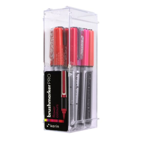 KARIN Brushmarker PRO 12"Flowers Colours" Set,Assorted,Brushmarker PRO 12 Flower Colours Set - Image 2