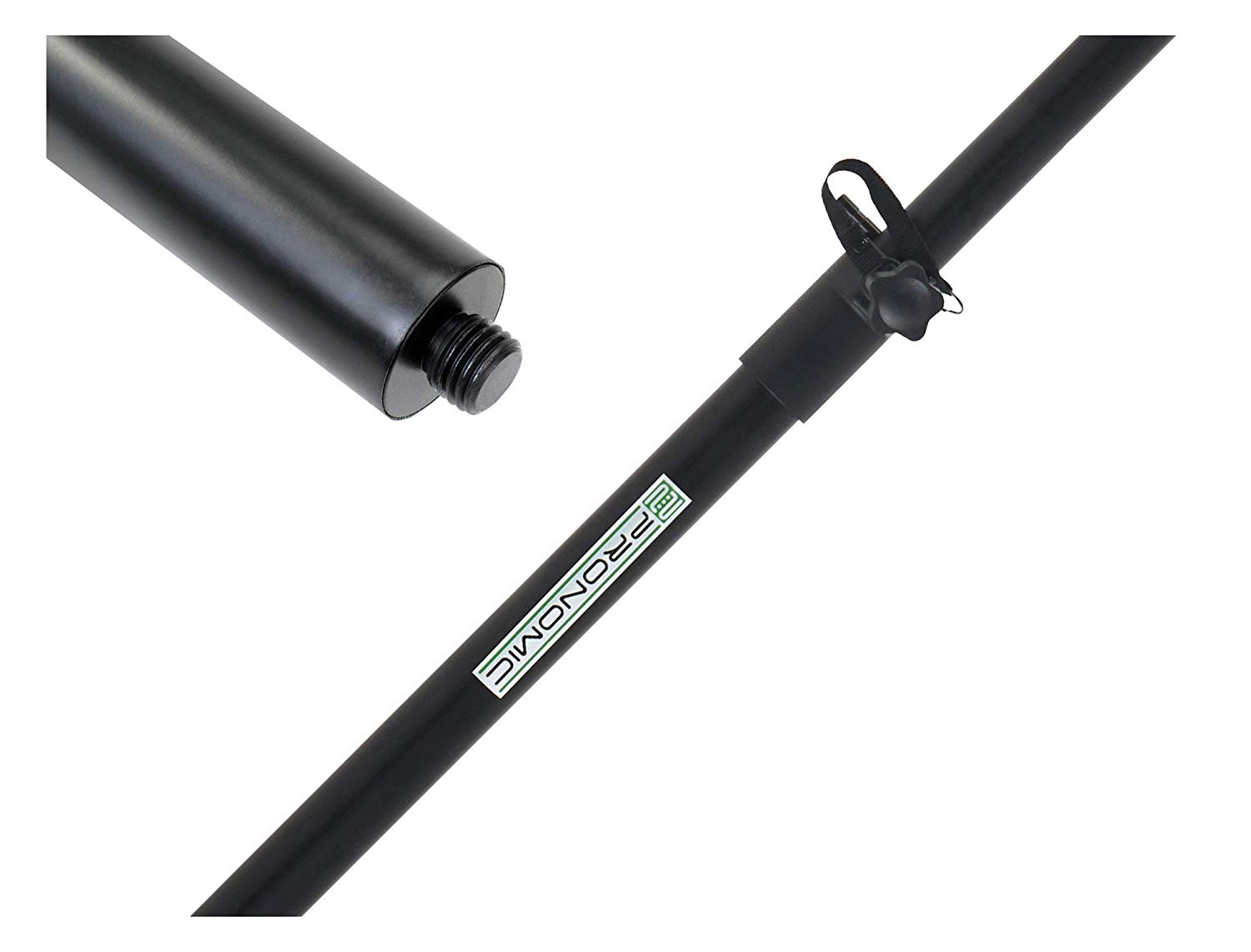 Pronomic M20 Distance Steel Rod, Schwarz, 75-135 cm