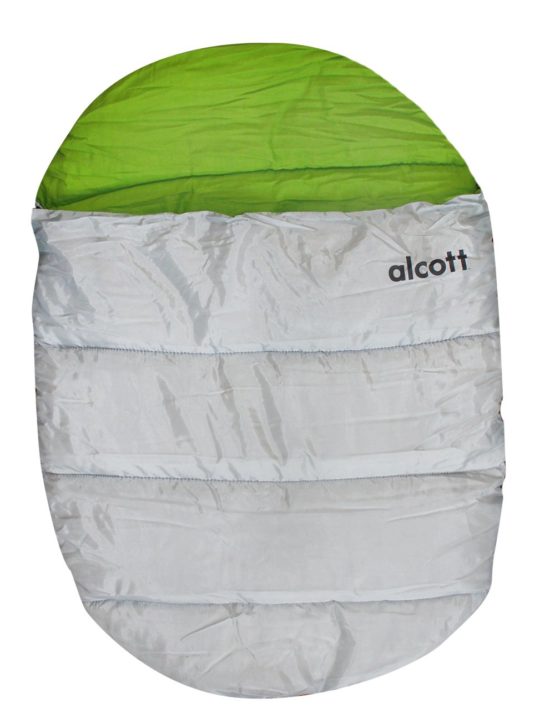 Alcott Explorer Dog Sleeping Bag, Small/Medium, Grey/Green - Image 2