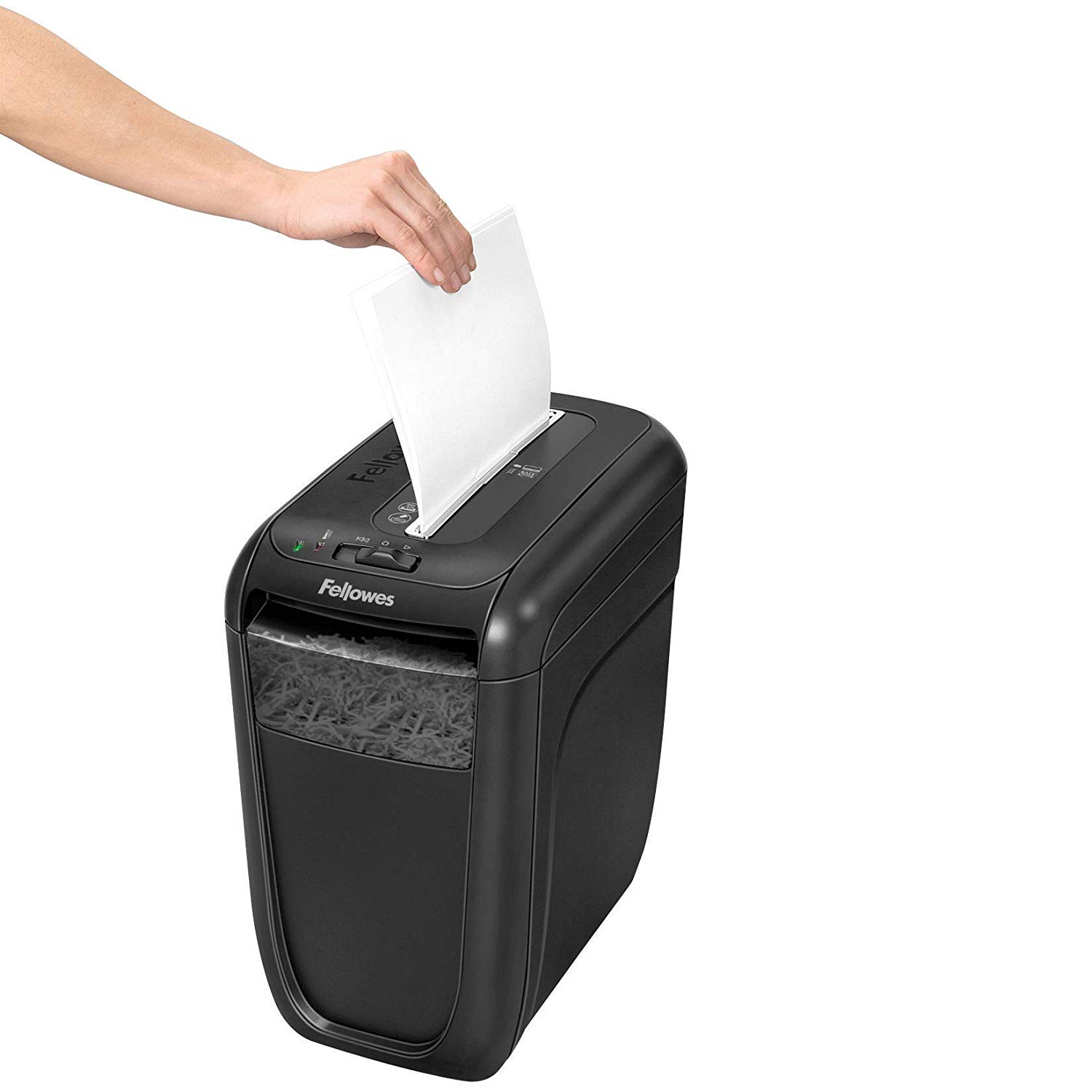 Fellowes Paper Shredder for Home Office Use, 10 Sheet Cross Cut Shredder for Home and Office Use - Image 3