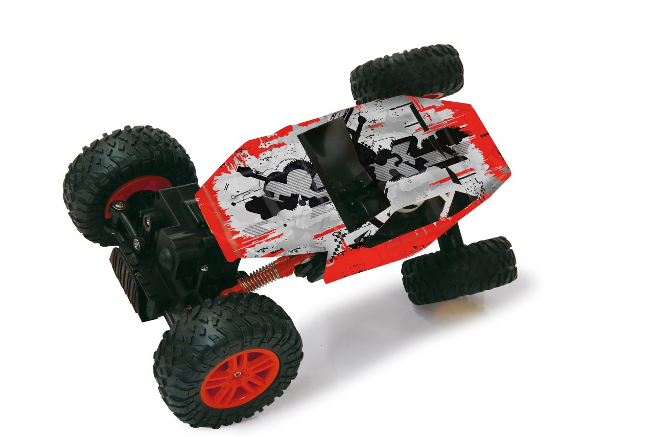 Jamara 410054 "Hillriser Crawler 4WD Remote Controlled Device Model Kit, Red, 1:18 Scale - Image 3