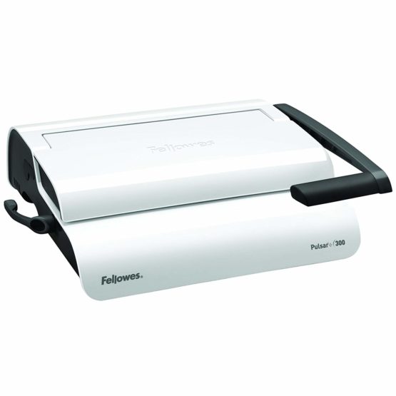 Fellowes 5627609 Pulsar Plus 300 Sheet Manual Comb Binder with Clear Binding Covers - Image 2
