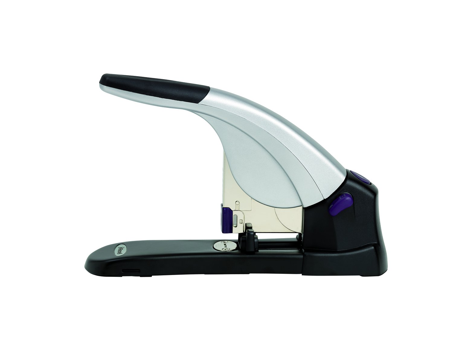 Rexel Mercury Heavy Duty Stapler, 120 Sheet Capacity, Includes Rexel Mercury Staples, Metal Body, Silver/Black, 2100922 - Image 2
