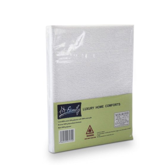 Family Bedding Terry Cotton 100 Percent Waterproof Single Bed Mattress Protector, 90 cm x 200 cm - Image 4