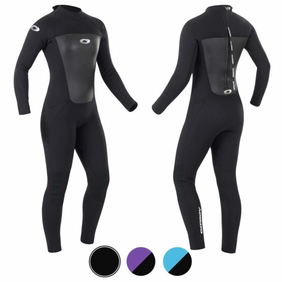 Osprey Women's Full Length 3 mm Summer Wetsuit, Adult Neoprene Surfing Diving Wetsuit, Origin, Multiple Colours
