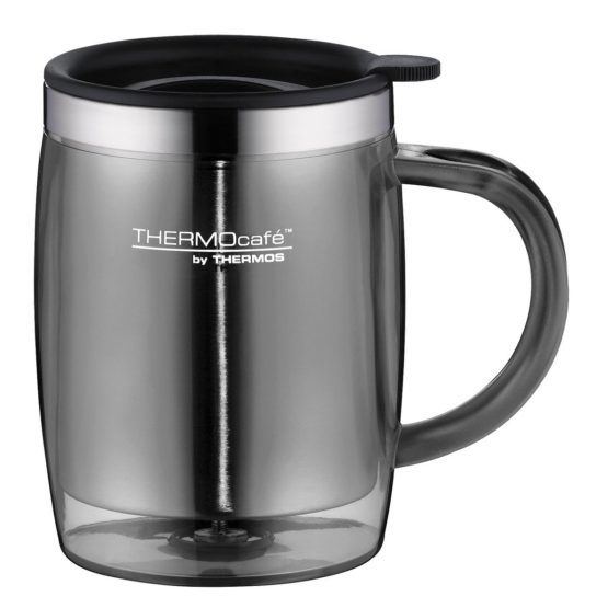 Thermos Thermo Cafe by 4059.235.045 Cup 0.35 Litre Desktop Mug, Plastic (Grey)