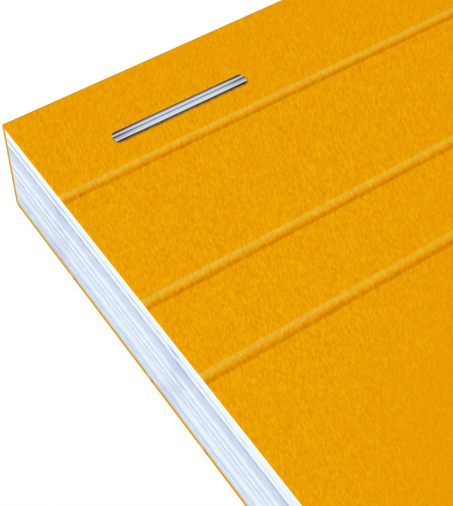 Pack of 5 Oxford Notepad with Small 5 x 5 Squares 160 Pages A4 Orange, a4+ - Image 3