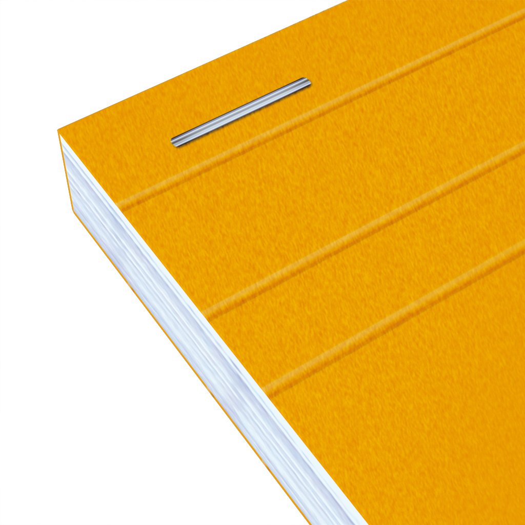 Pack of 5 Oxford notepads Large Squares Seyès-Ruled 160 Pages A4 Orange, a4+ - Image 3