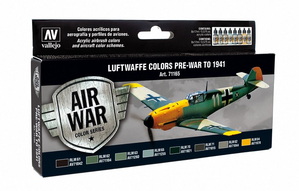 Vallejo Model Air Acrylic Paint, Matte Finish, 18 ml for Airbrush Ideal for Modeling and Miniatures Pre-War Series