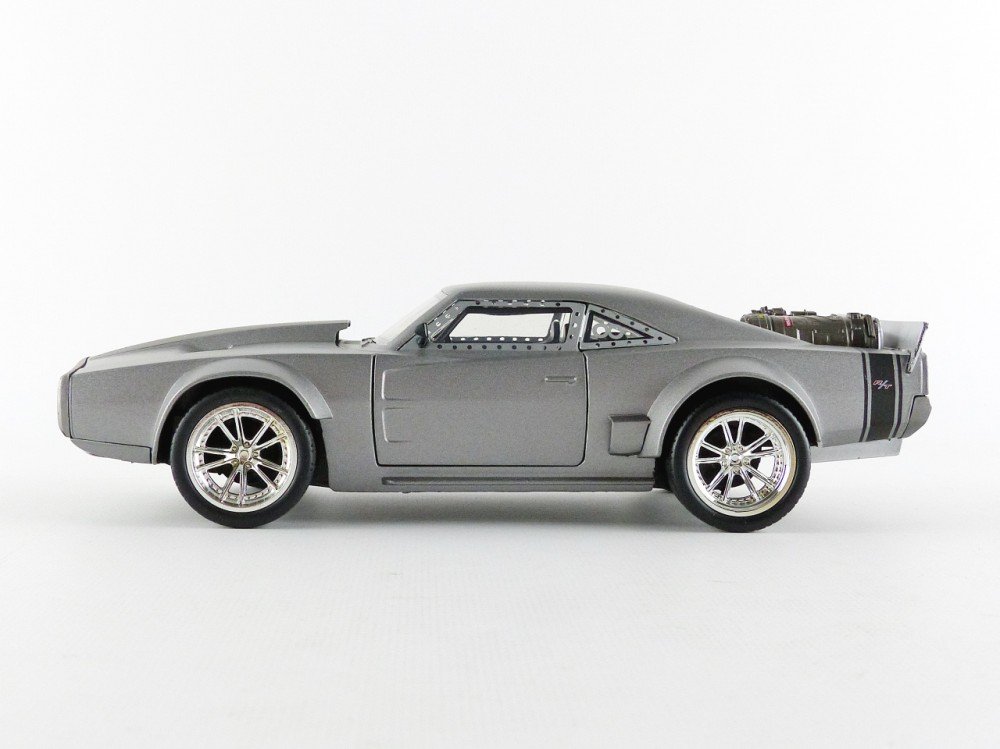 Jada 98291 1:24 Fast & Furious 8-Dom's Ice Charger-JA98291, White Or Silver - Image 2