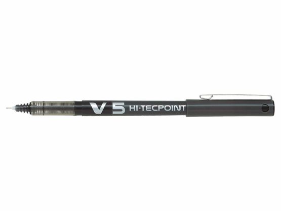 Pilot V5 Liquid Ink Rollerball 0.5mm Tip - Black/Blue/Red/Green (Pack of 4) - Image 2