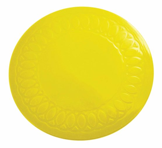 Tenura Non Slip Coaster 19cm Yellow (Eligible for VAT relief in the UK)