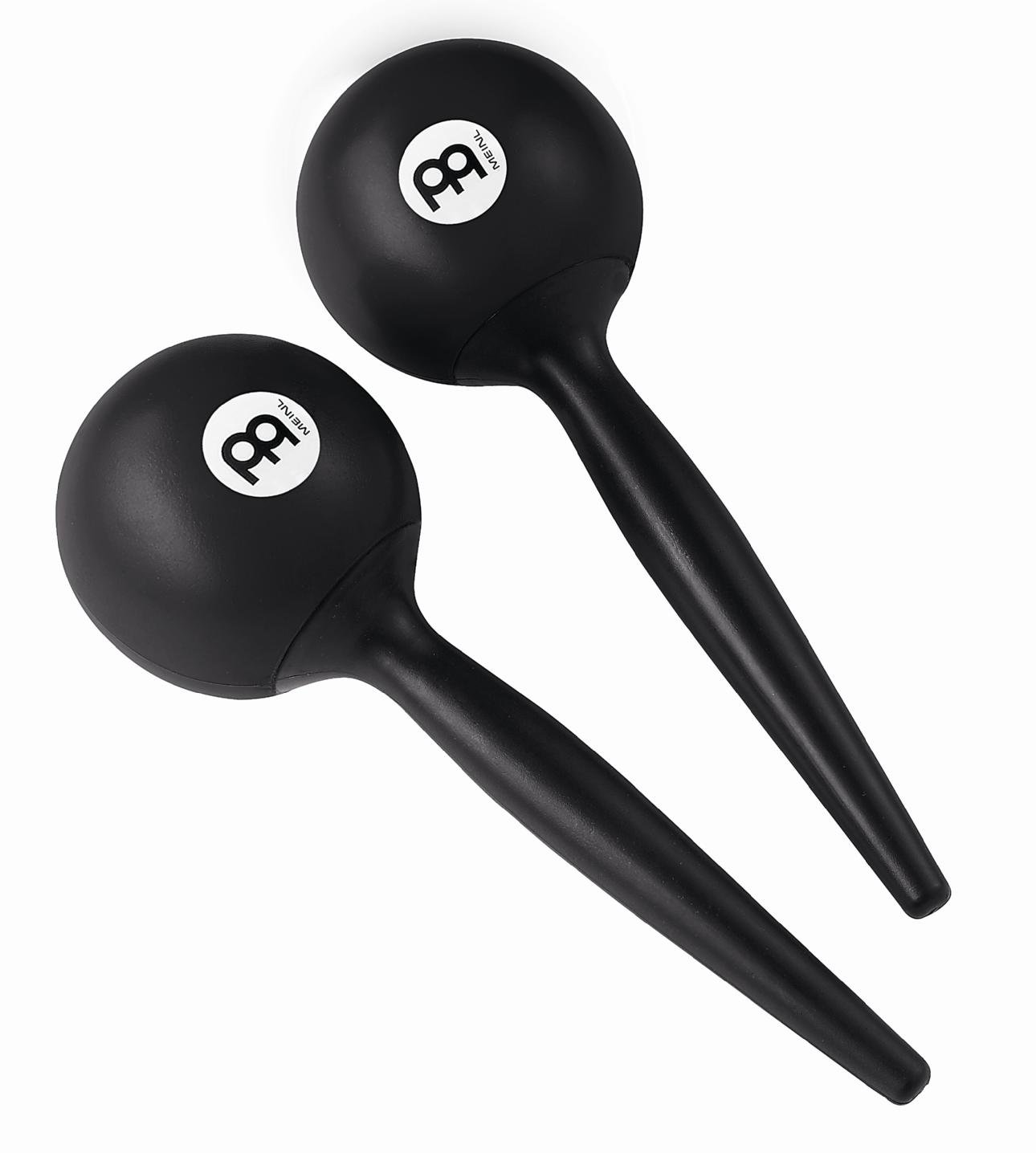 Meinl Percussion Live Maracas Shaker - 2 Musical Instruments with ergonomic Handle - Plastic, Wood (PM3BK)