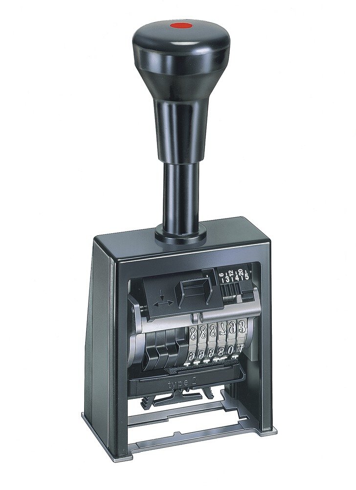 Reiner Auto Numberer B6-6 Wheel - 5.5mm print, 1