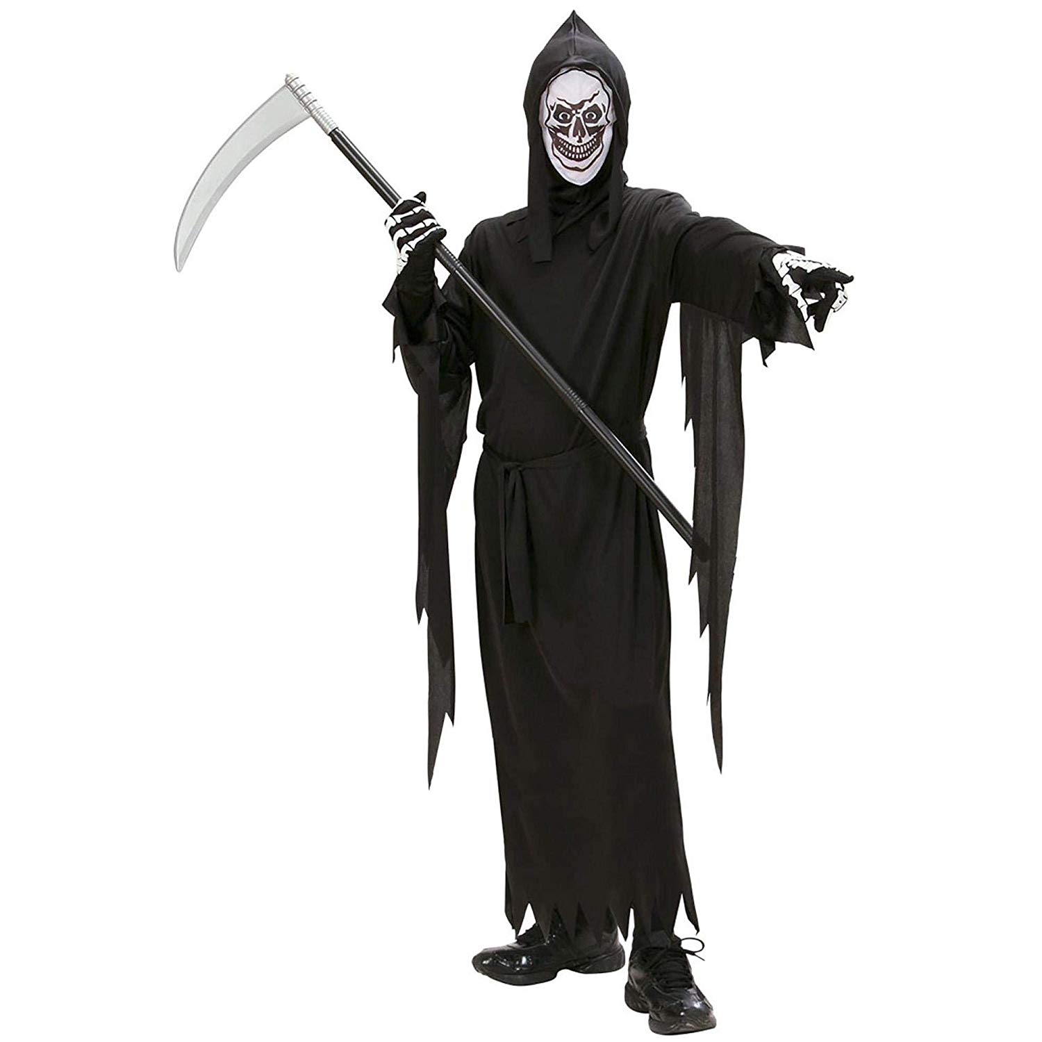 Widmann, grim reaper, children's costume, Multi-coloured, 128