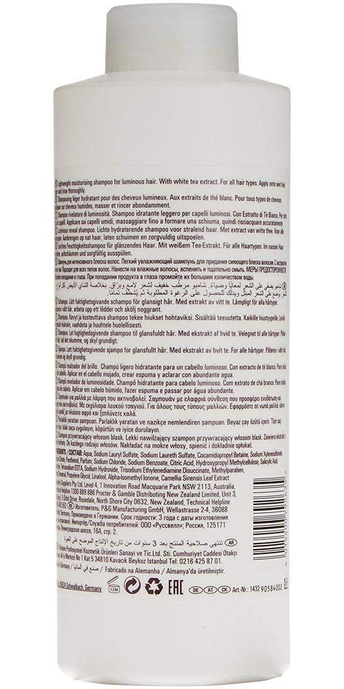 Wella Oil Reflections - Light revealing shampoo - 1000 ml, white, 1 l (Pack of 1) - Image 3