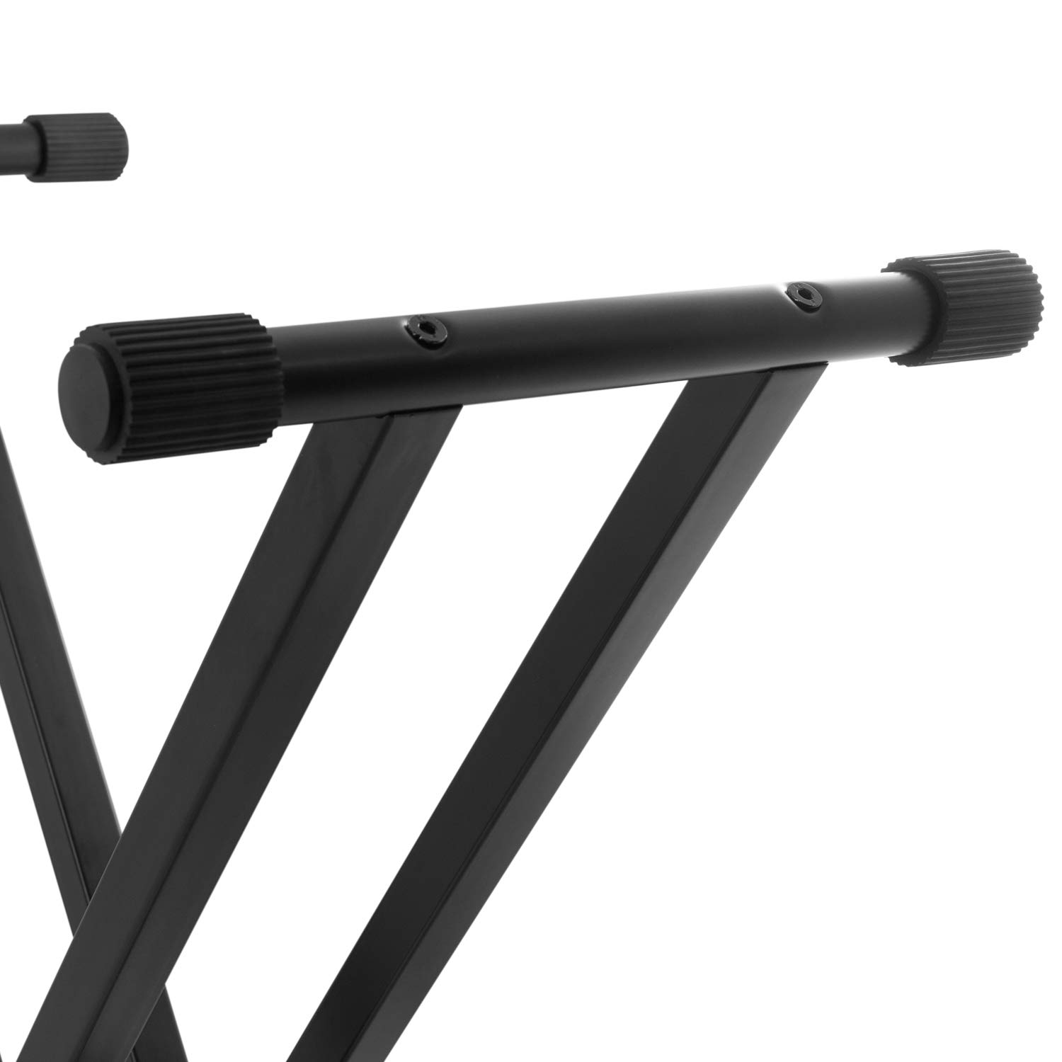 TIGER KAP-PK2 Keyboard Stand and Stool Pack Height Adjustable Double Braced X-Frame Keyboard Stand and Piano Stool - Image 3