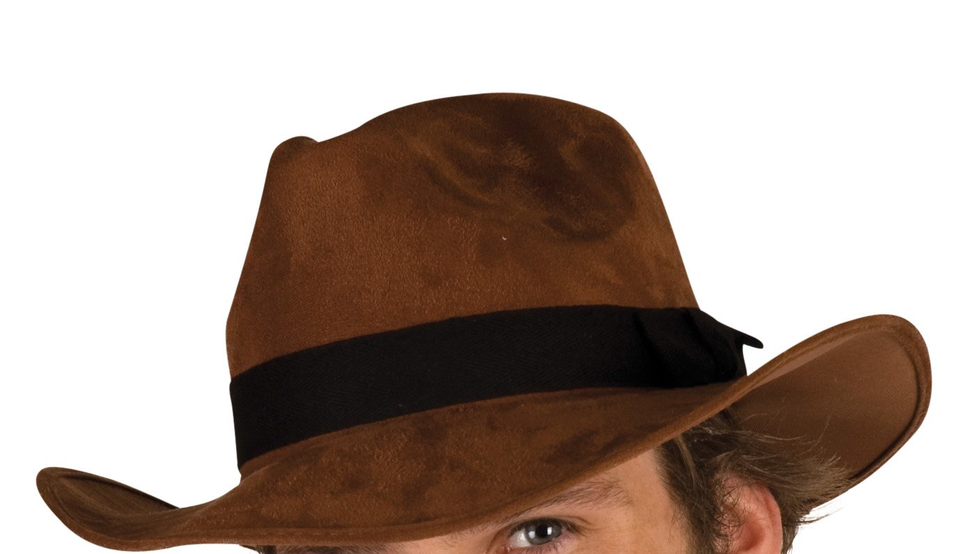 Boland 04089 Adult Hat Adventure, Brown, Cowboy, Western, Ranger, Headgear, Carnival, Theme Party - Image 2