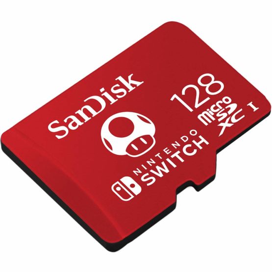 SanDisk microSDXC UHS-I card for Nintendo 128GB - Nintendo licensed Product, Red - Image 2