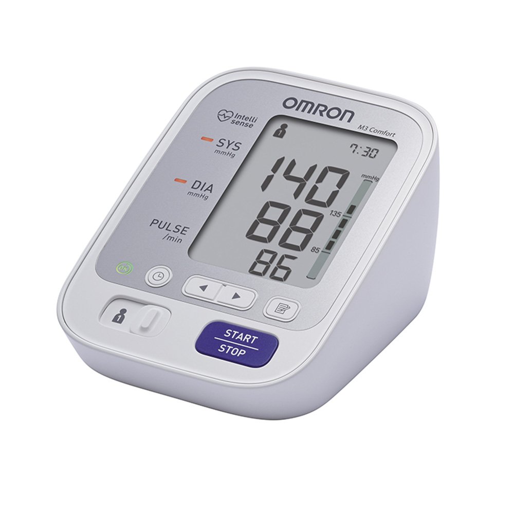 Omron M3 Comfort Upper Arm Blood Pressure Monitor, Grey, M3C - Image 2