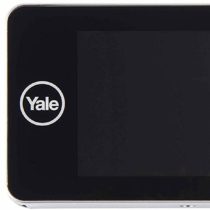 Yale 45-4500-1440-00-60-1 Digital Door Viewer, LCD Screen, Live Viewing, Internal Memory, Doorbell Function, Night Vision, Black