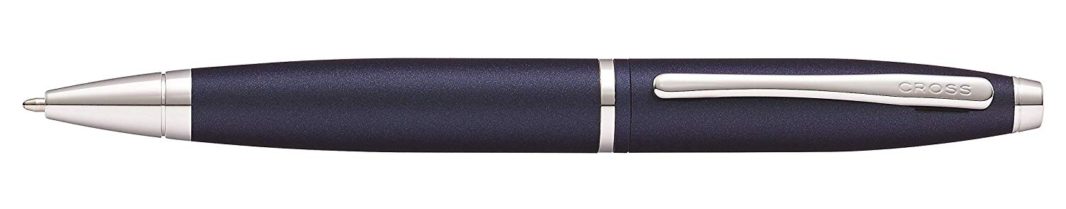 CROSS Calais Refillable Twist-Action Metal Ballpoint Pen with Chrome Appointments, Medium Ballpoint
