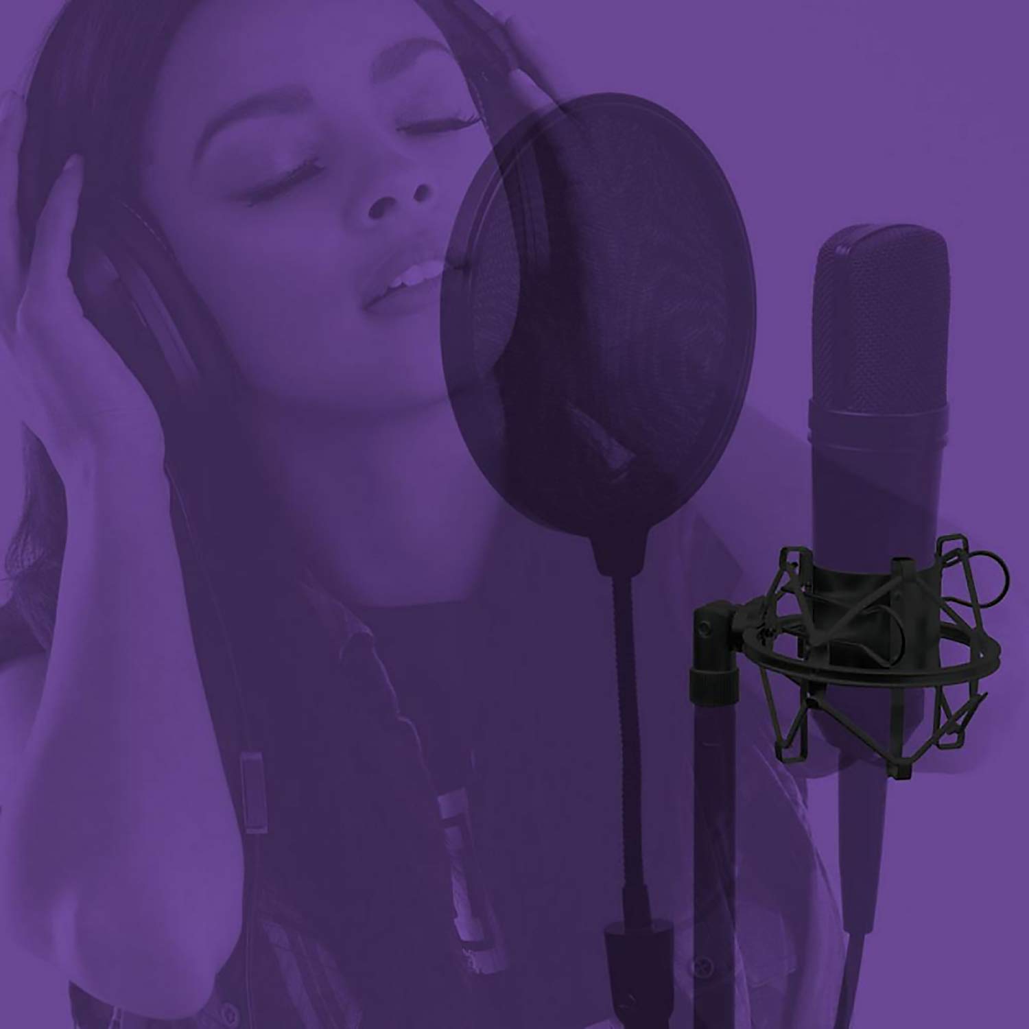 On-Stage Studio Microphone Shock Mount - 55-60mm ø Mics, Champagne, 55 - 60 mm - Image 3