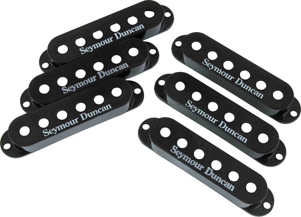 Seymour Duncan S-Cover'S logo Black Cover