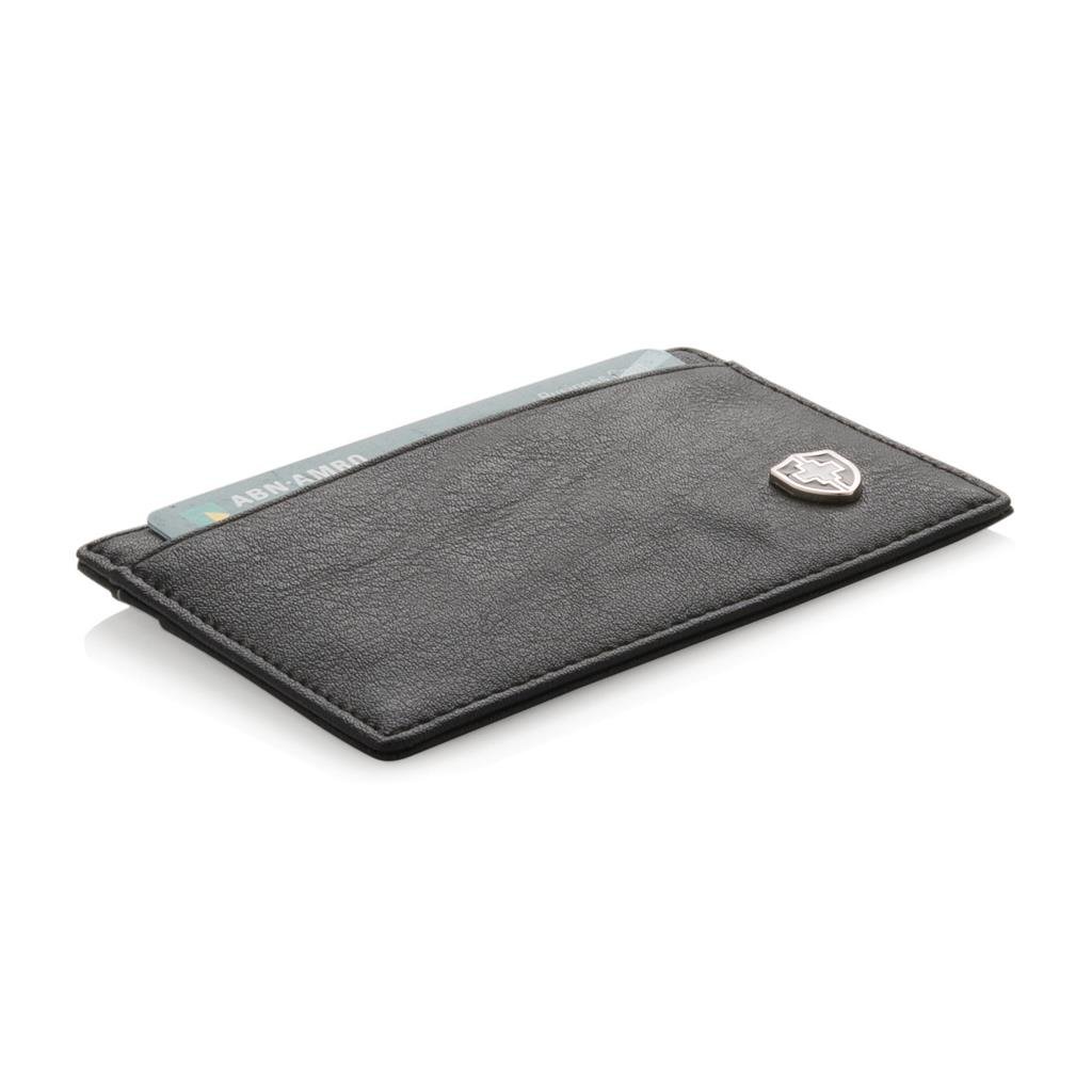 Swiss Peak Tarjetero RFID Anti Escáner Credit Card Case, 10 cm, Black (Negro), Black (Black ), 10 centimeters