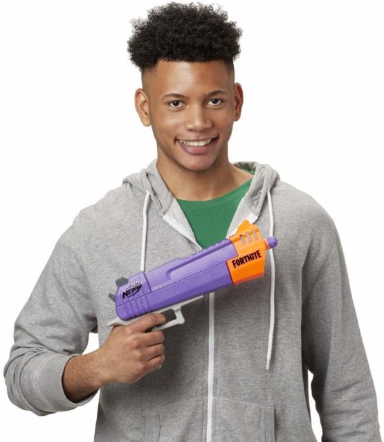 Nerf Fortnite HC-E Mega Dart Blaster – Includes 3 Official Nerf Mega Fortnite Darts – For Youth, Teens, Adults - Image 4