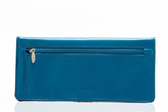 Big Skinny Women's Executive Leather Bi-Fold Checkbook Slim Wallet, Holds Up to 40 Cards - Image 3