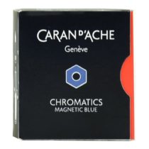 Caran d'Ache CD8021.149 Ink Cartridges - Magnetic Blue (Pack of 6)