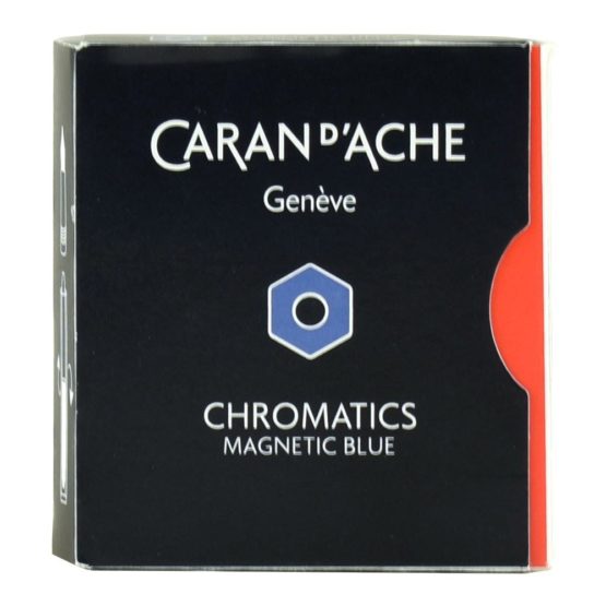 Caran d'Ache CD8021.149 Ink Cartridges - Magnetic Blue (Pack of 6)