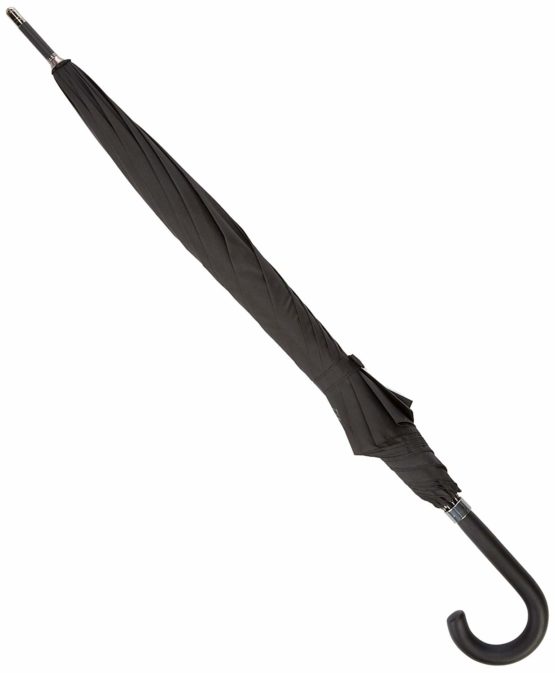 Hackett London Men's Plain Walking UMB Umbrella, Black (Black 999), one Size - Image 3