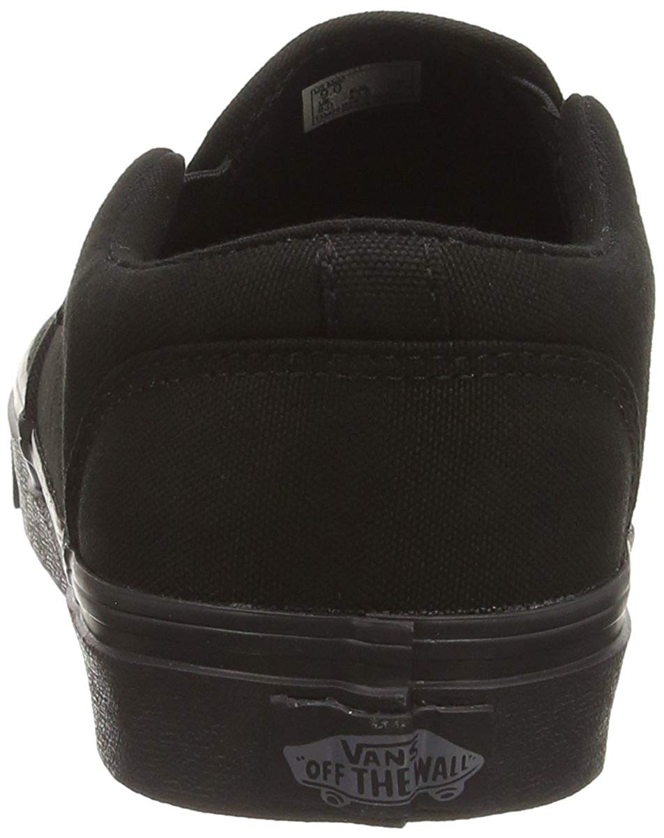 Vans Men's Mn Asher Sneaker, Black Canvas Black B, 12 UK, Canvas Black Black - Image 3