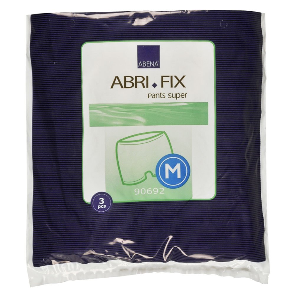 NRS Healthcare Medium Abena Abri-Fix Pants Super, Pack of 3, Grey - Image 2