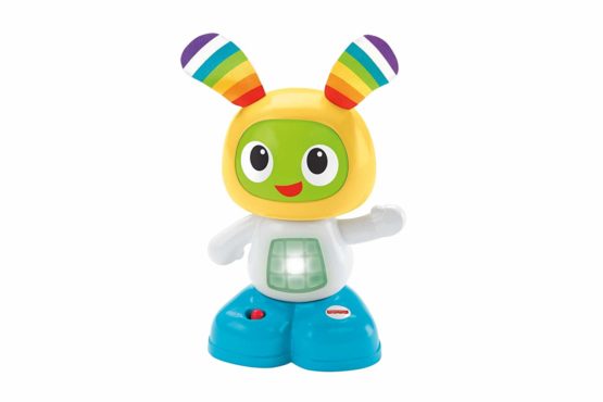 Fisher-Price Mini Robot Robi, Electronic Baby Toy + 6 Months (Mattel FFD92)