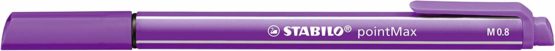 Nylon Tip Writing Pen - STABILO pointMax Wallet of 4 Assorted Colours - Image 3