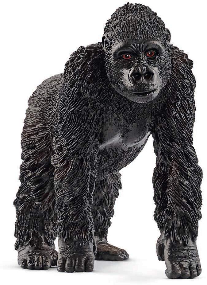 SCHLEICH 14771 - Wild Life Gorilla, female, Schwarz, Small
