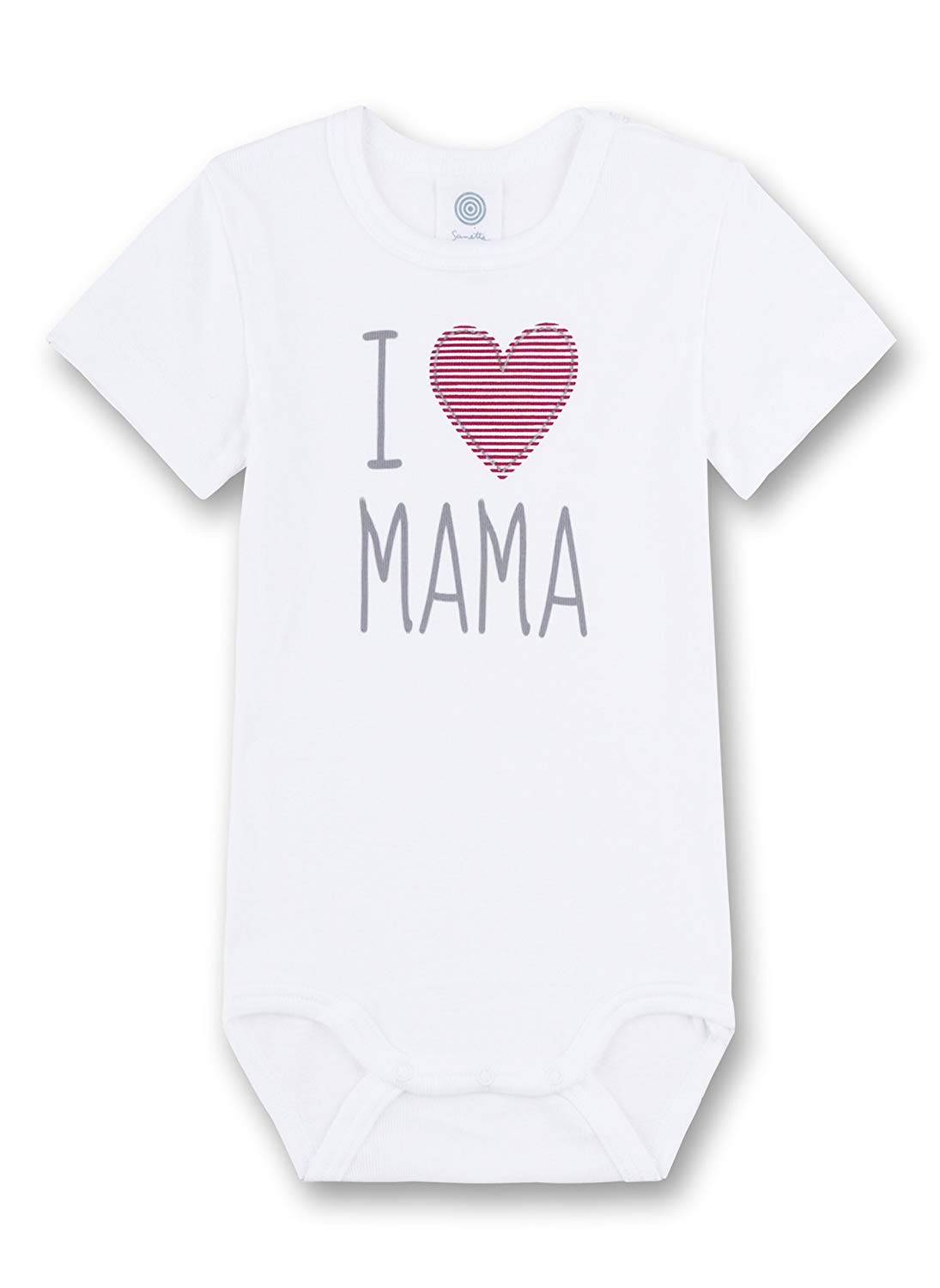 Sanetta Baby 321850 Bodysuit, White (White 10), 6-9 Months (Size: 74)