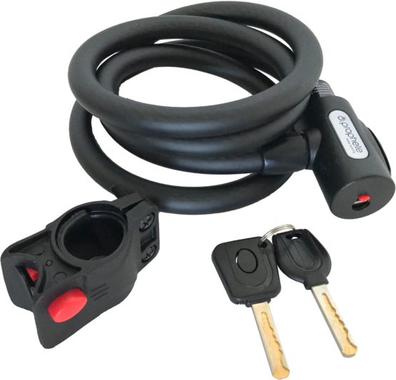Prophete Unisex's Curly Cable Lock-Multi-Colour, 150 cm /15 mm - Image 4